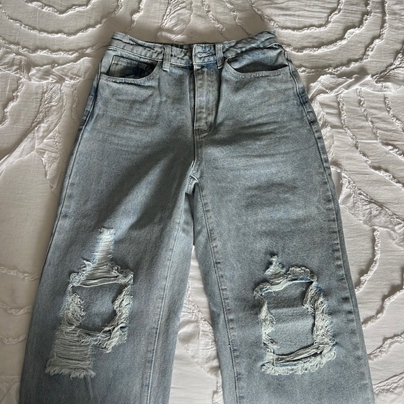 SHEIN Denim - SHEIN wide-leg jeans